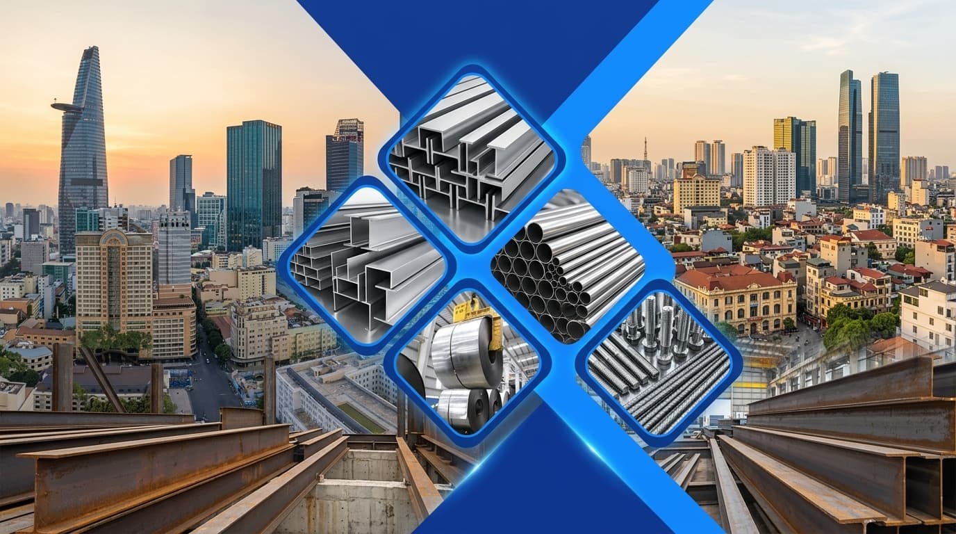 Cung cấp thép xây dựng chính hãng, giá tốt tại Miền Nam - Thép Tiến Phát